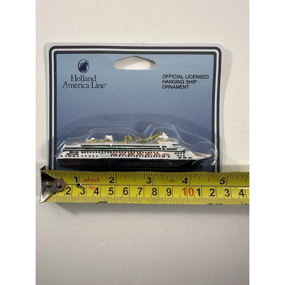 Holland America ms Eurodam Cruise Ship Christmas Ornament Figurine
